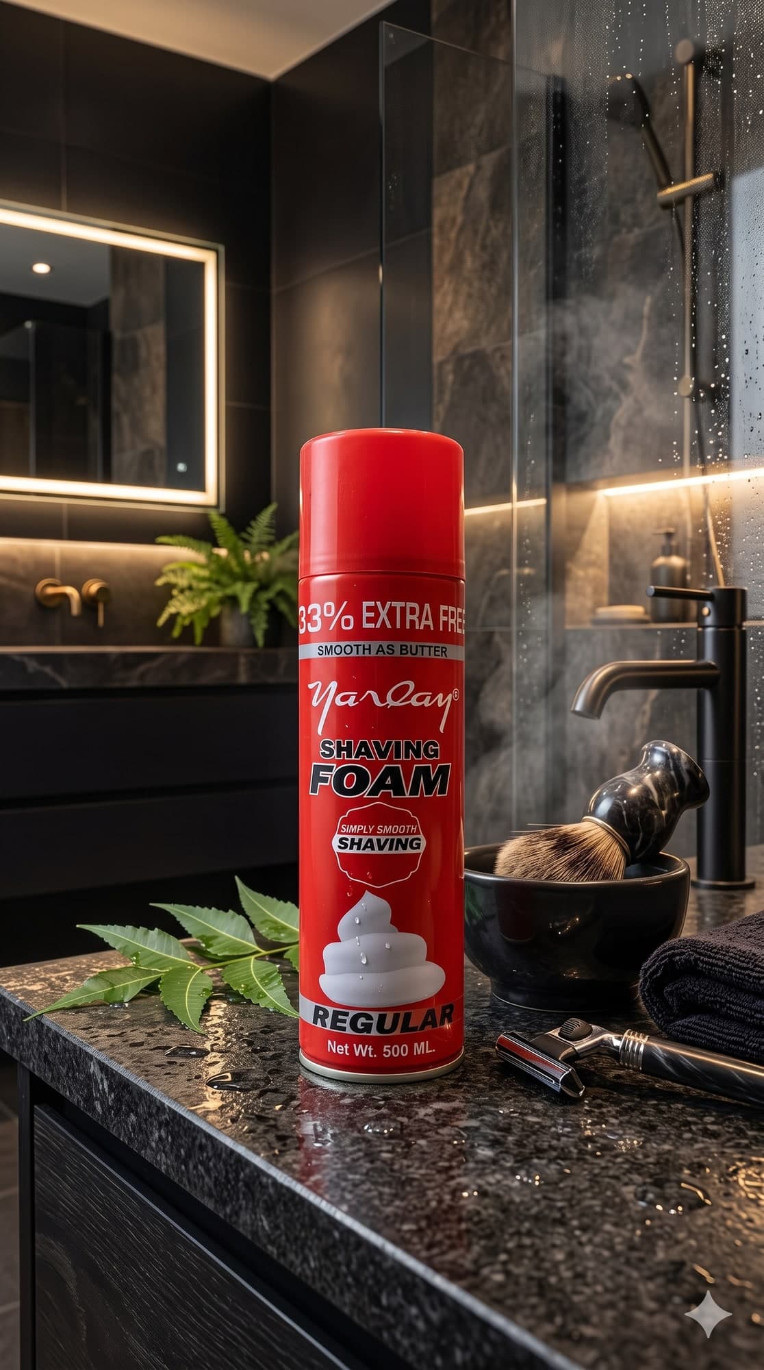 Yarlay Shaving Foam Classic in red packaging