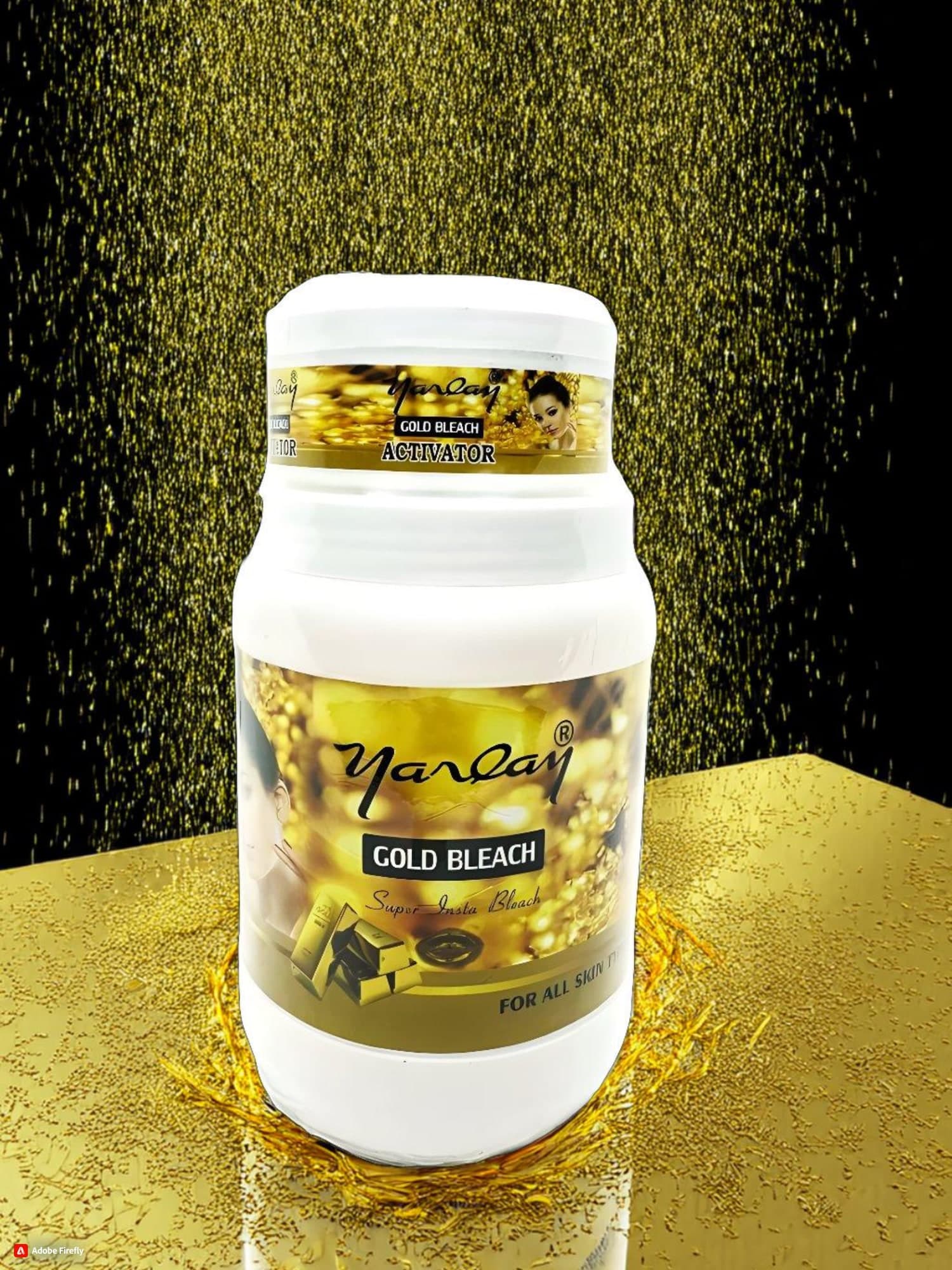 Yarlay Bleach Cream 24 Carat Gold, 1 kg jar