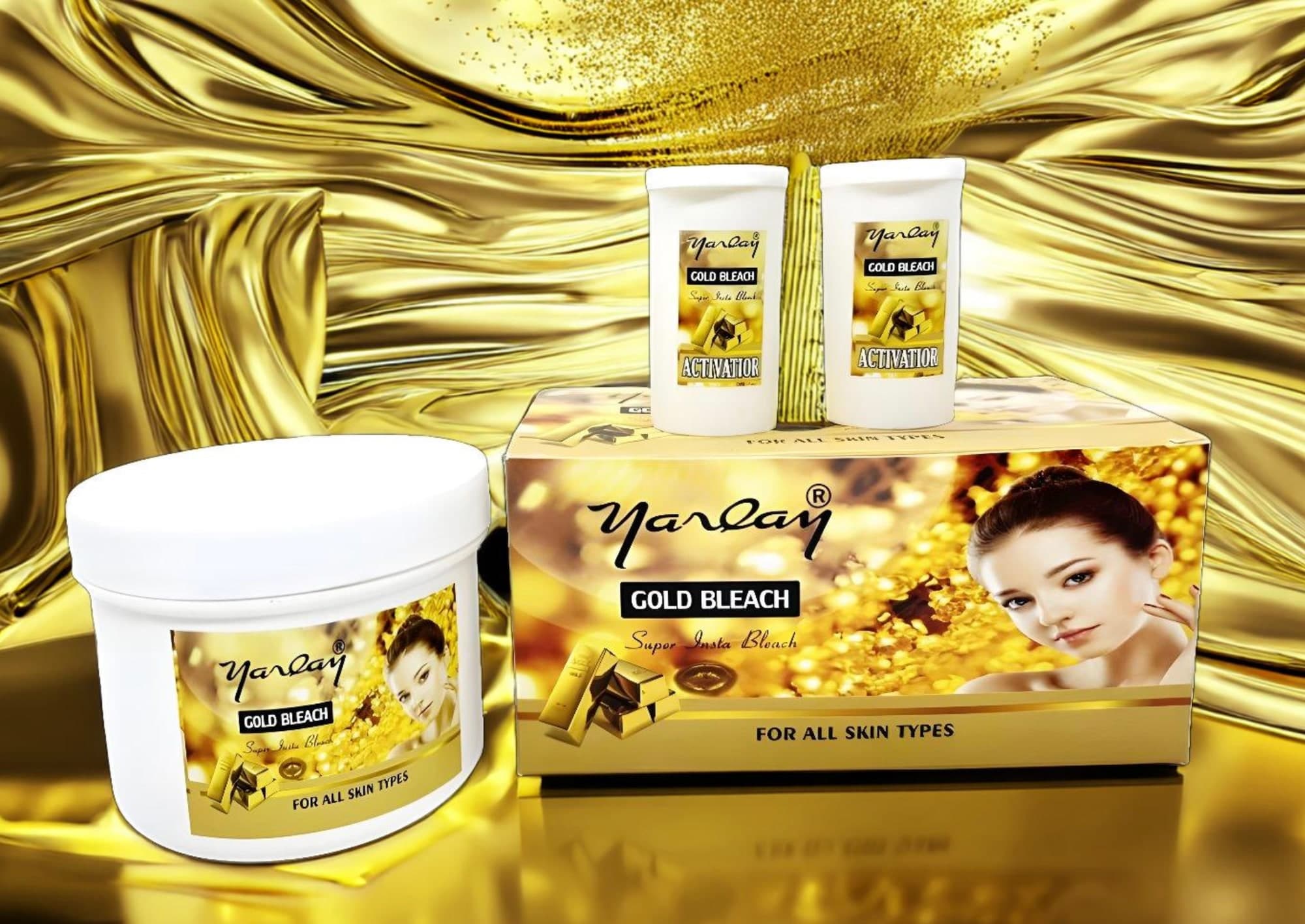 Yarlay Bleach Cream 24 Carat Gold, 300 g pack